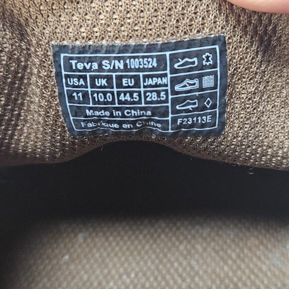 TEVA Mens Wide Toe Cedar Canyon Leather Desert Boot Shoes Lace Up Shoes Size 11 - Picture 7 of 7